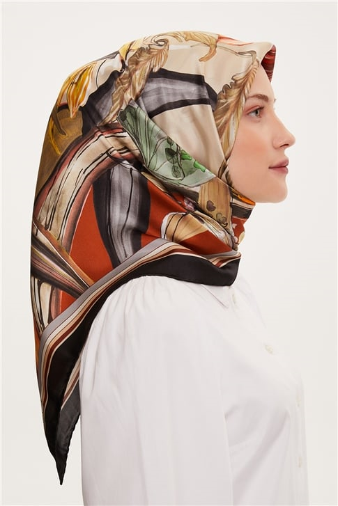 Armine Twill İpek Eşarp 22Ka3241 35