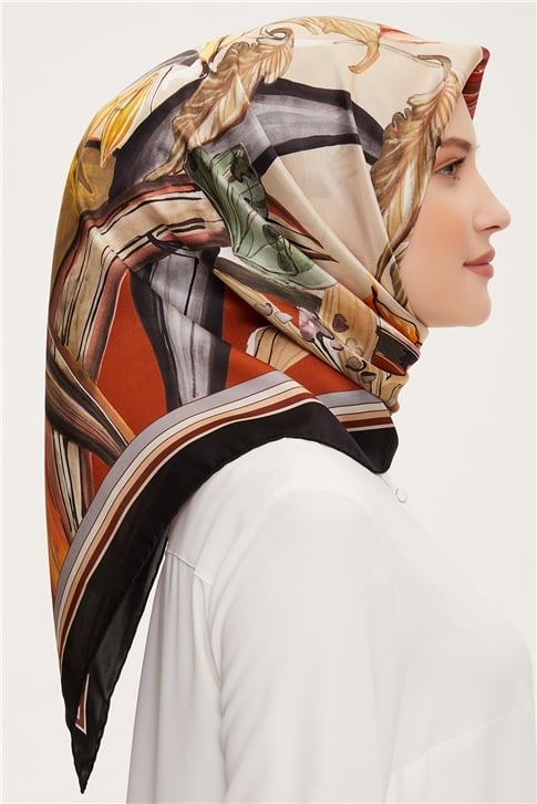 Armine Twill İpek Eşarp 22Ka3241 35