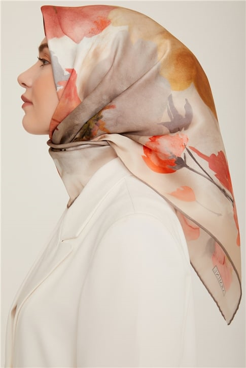 Armine Twill İpek Eşarp 22Ka8800 34
