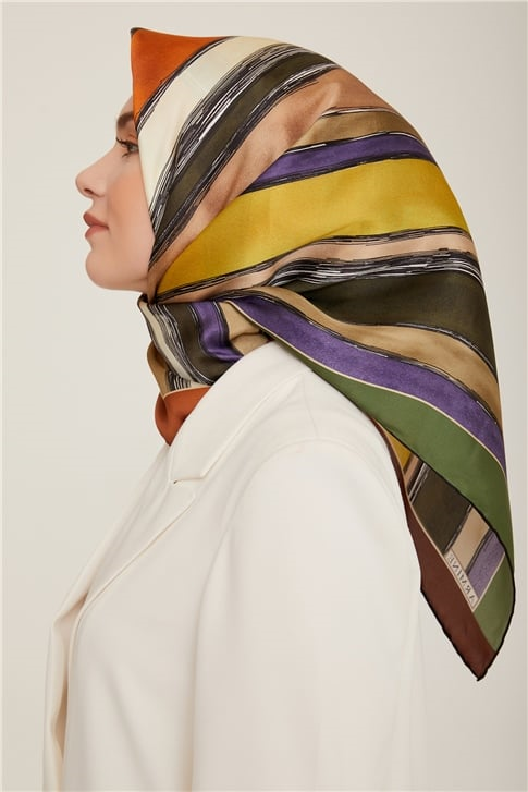Armine Twill İpek Eşarp 22Ka8802 31