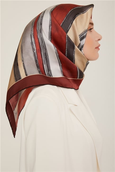 Armine Twill İpek Eşarp 22Ka8802 34