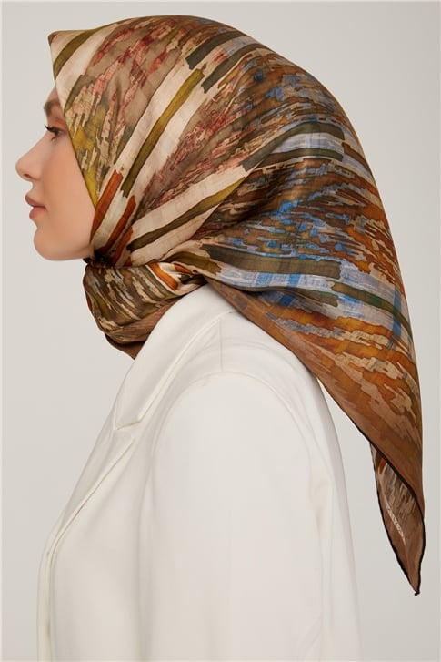 Armine Twill İpek Eşarp 22Ka8804 34