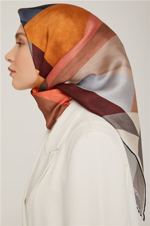 Armine Twill İpek Eşarp 22Ka8807 05