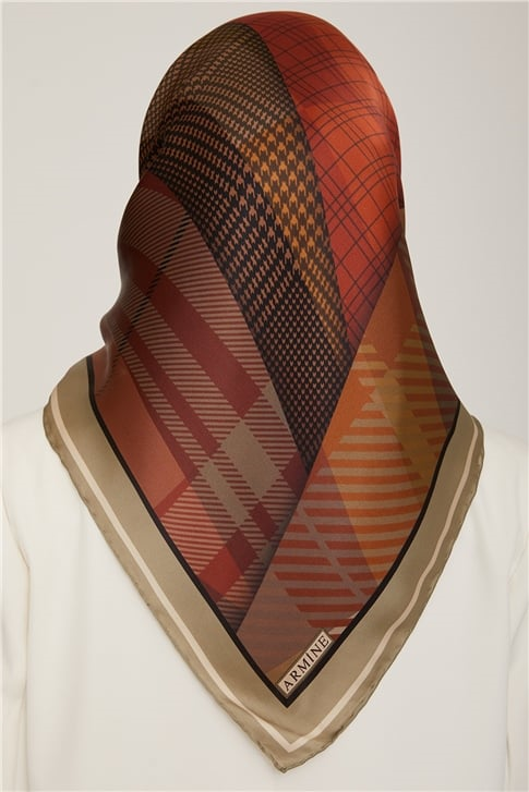Armine Twill İpek Eşarp 22Ka8819 32