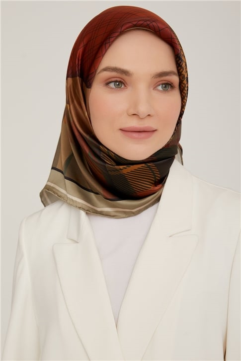 Armine Twill İpek Eşarp 22Ka8819 32