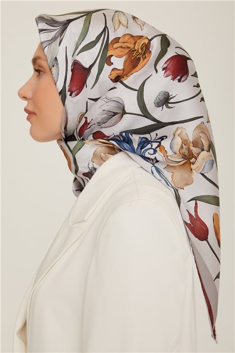 Armine Twill İpek Eşarp 22Ka8825 05