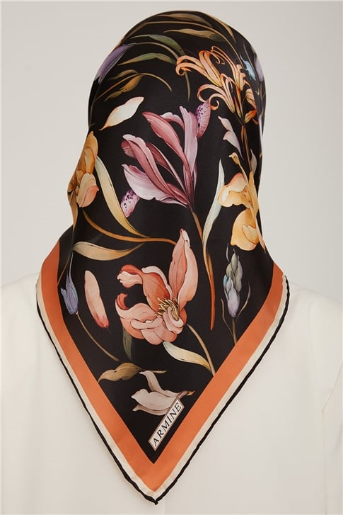 Armine Twill İpek Eşarp 22Ka8825 34