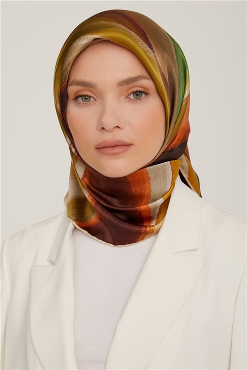 Armine Twill İpek Eşarp 22Ka8826 33