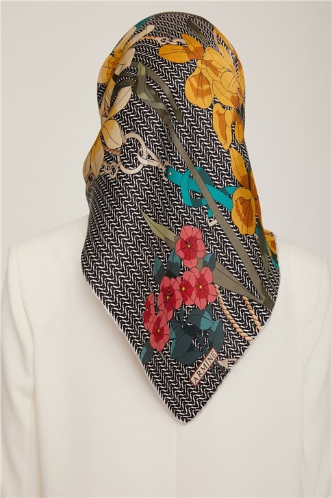 Armine Twill İpek Eşarp 22Ka8827 09