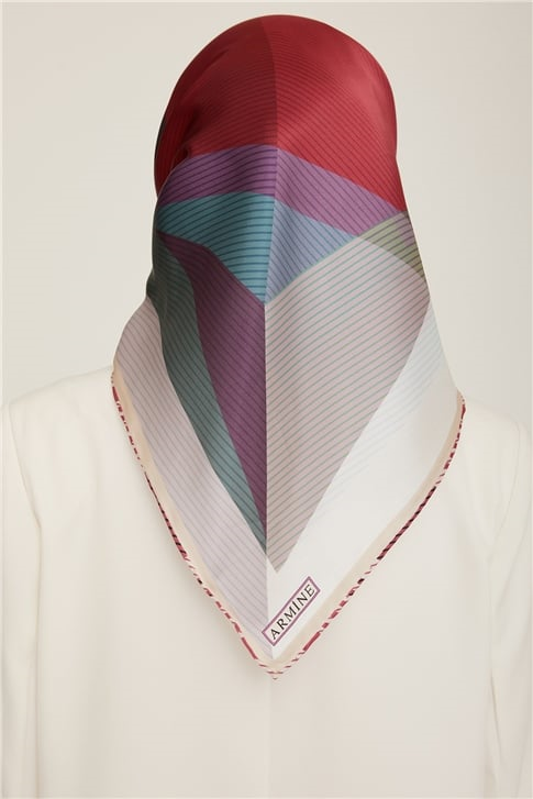 Armine Twill İpek Eşarp 22Ka8836 09