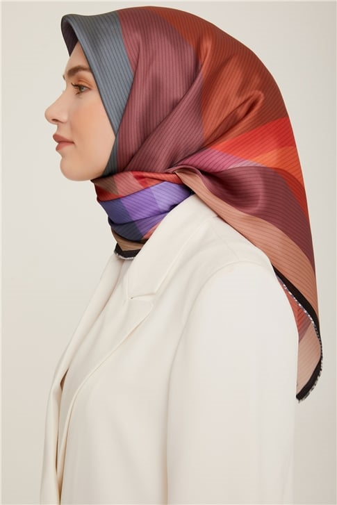 Armine Twill İpek Eşarp 22Ka8836 33