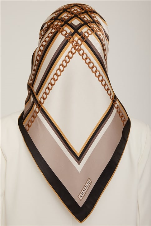 Armine Twill İpek Eşarp 22Ka8845 04