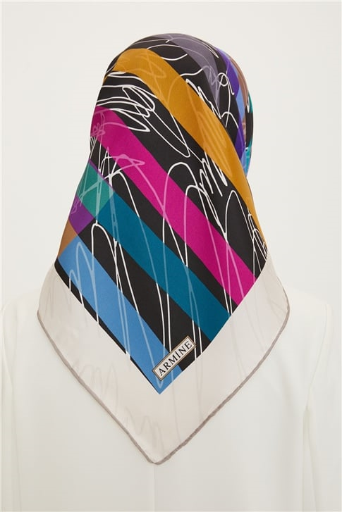 Armine Twill İpek Eşarp 22Ya3201 09