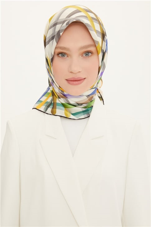 Armine Twill İpek Eşarp 22Ya8701 09