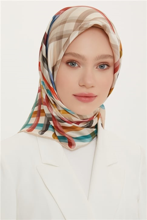 Armine Twill İpek Eşarp 22Ya8701 39