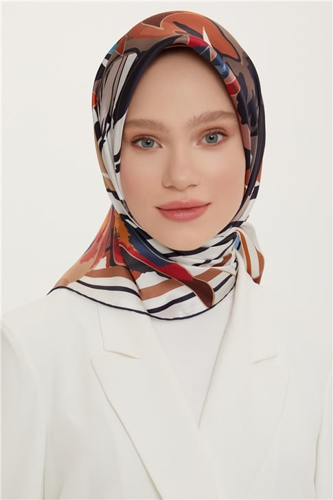 Armine Twill İpek Eşarp 22YA8710 04