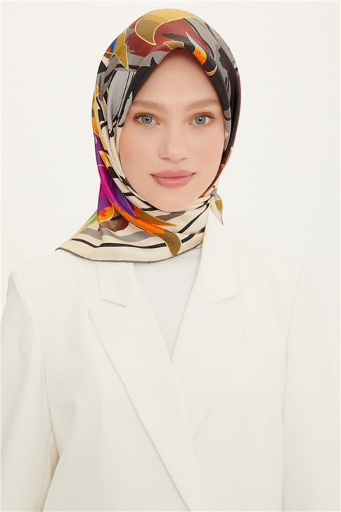 Armine Twill İpek Eşarp 22YA8710 09