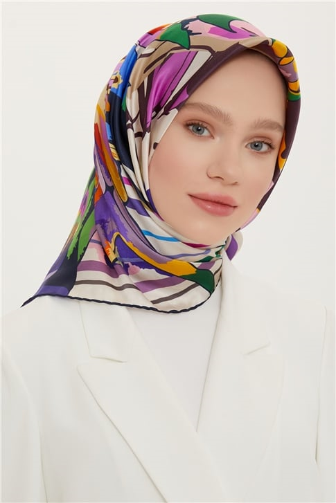 Armine Twill İpek Eşarp 22YA8710 34
