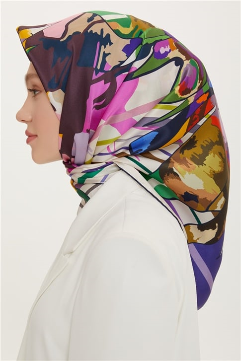 Armine Twill İpek Eşarp 22YA8710 34