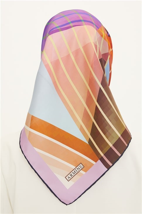 Armine Twill İpek Eşarp 22Ya8711 38
