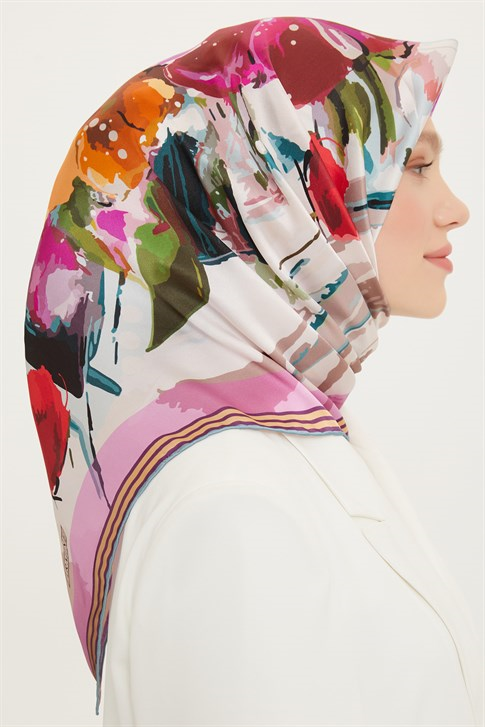 Armine Twill İpek Eşarp 22Ya8713 06