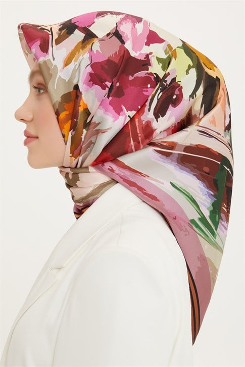 Armine Twill İpek Eşarp 22Ya8713 08