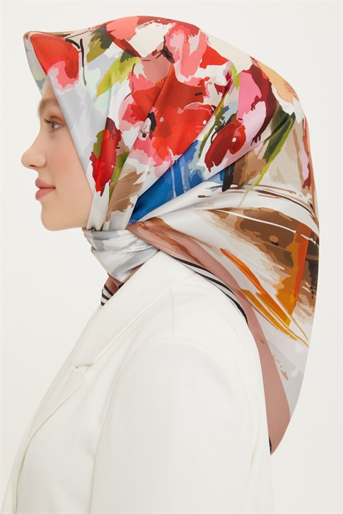 Armine Twill İpek Eşarp 22Ya8713 33
