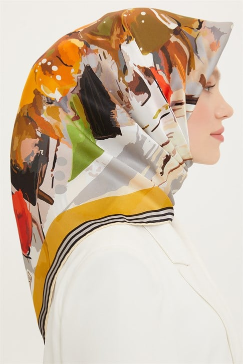 Armine Twill İpek Eşarp 22Ya8713 34