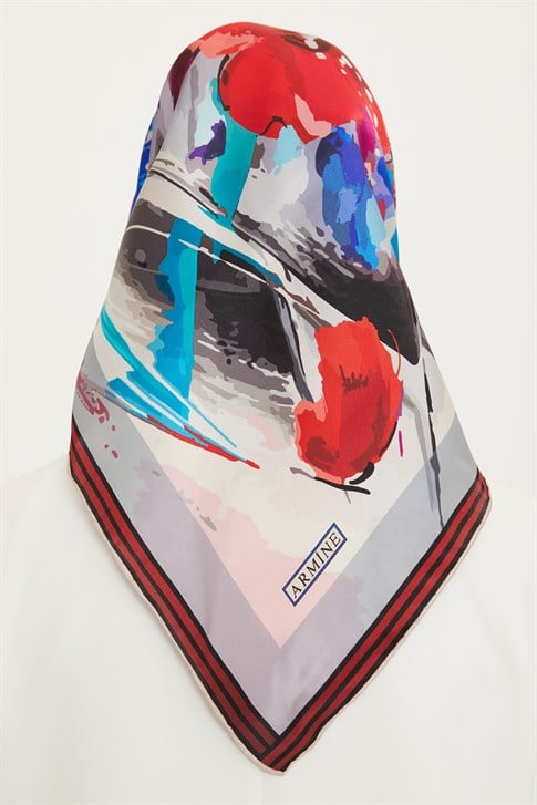 Armine Twill İpek Eşarp 22Ya8713 56