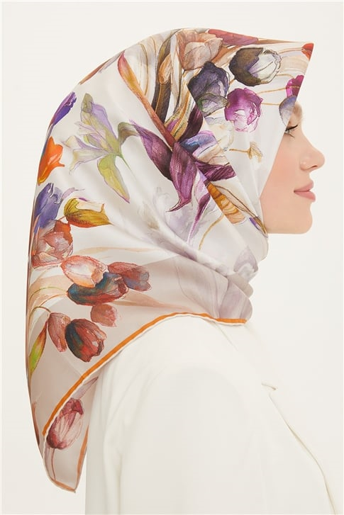 Armine Twill İpek Eşarp 22Ya8715 35