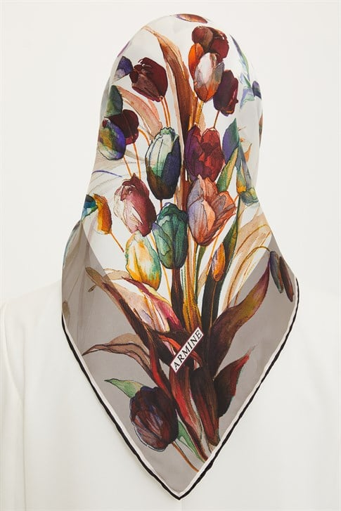 Armine Twill İpek Eşarp 22Ya8715 52