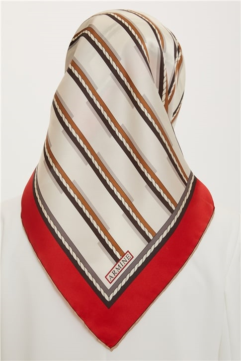Armine Twill İpek Eşarp 22Ya8719 32