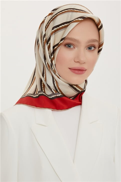 Armine Twill İpek Eşarp 22Ya8719 32