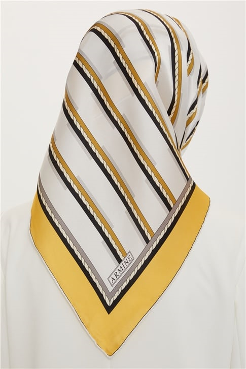 Armine Twill İpek Eşarp 22Ya8719 35
