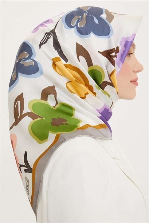 Armine Twill İpek Eşarp 22Ya8722 09