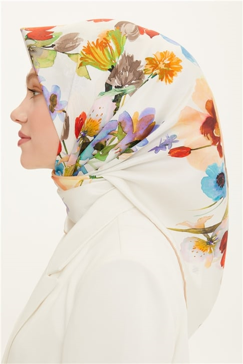 Armine Twill İpek Eşarp 22Ya8723 35
