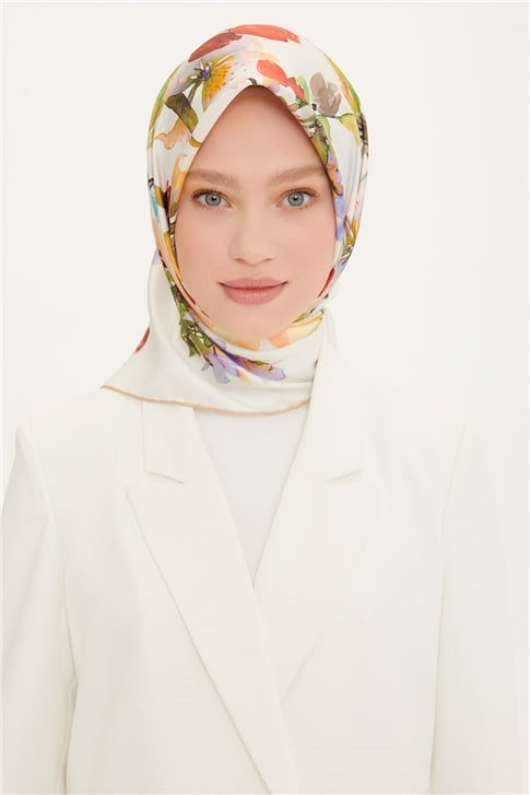 Armine Twill İpek Eşarp 22Ya8723 35