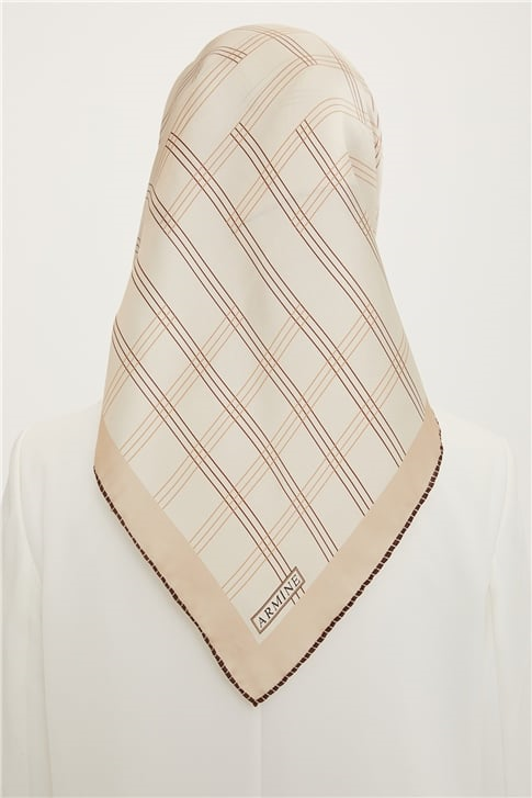 Armine Twill İpek Eşarp 22Ya8726 34