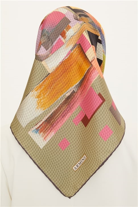 Armine Twill İpek Eşarp 22Ya8727 01