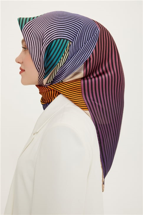 Armine Twill İpek Eşarp 22Ya8729 04