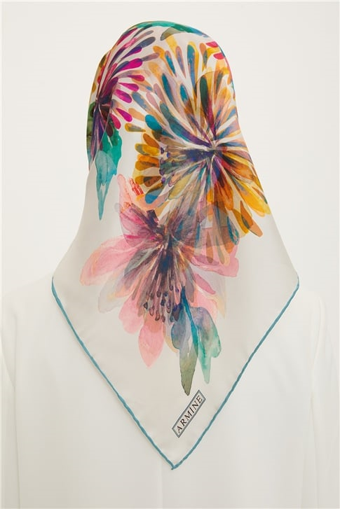 Armine Twill İpek Eşarp 22Ya8735 04