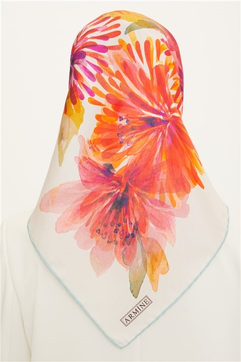 Armine Twill İpek Eşarp 22Ya8735 09