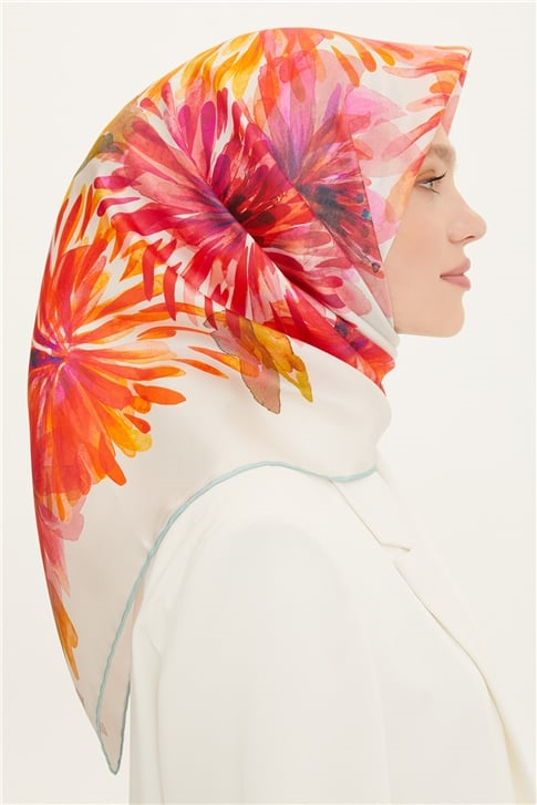 Armine Twill İpek Eşarp 22Ya8735 09