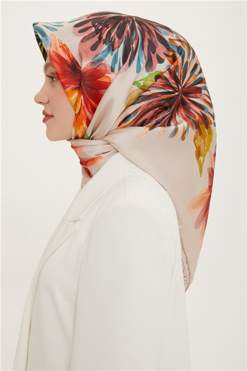 Armine Twill İpek Eşarp 22Ya8735 33