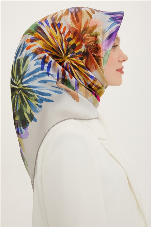 Armine Twill İpek Eşarp 22Ya8735 34