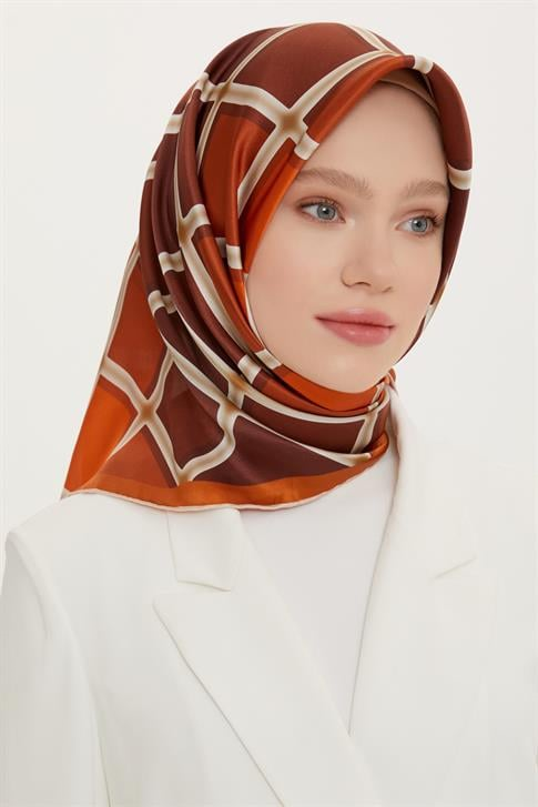 Armine Twill İpek Eşarp 22Ya8738 35 07