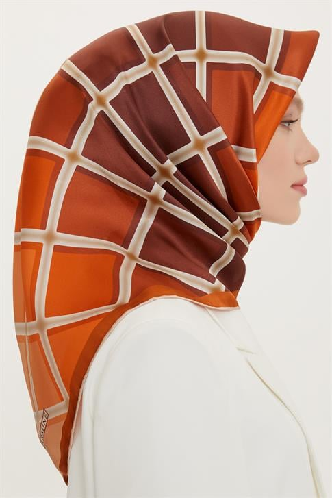 Armine Twill İpek Eşarp 22Ya8738 35 07