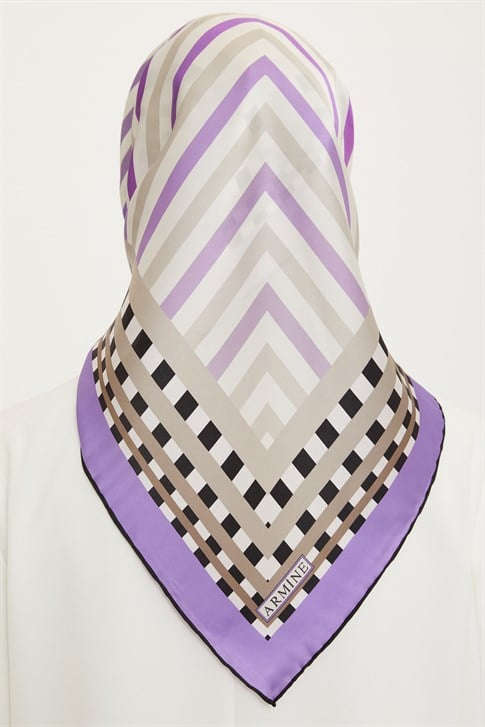 Armine Twill İpek Eşarp 22Ya8739 05