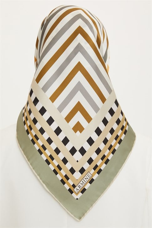 Armine Twill İpek Eşarp 22Ya8739 33