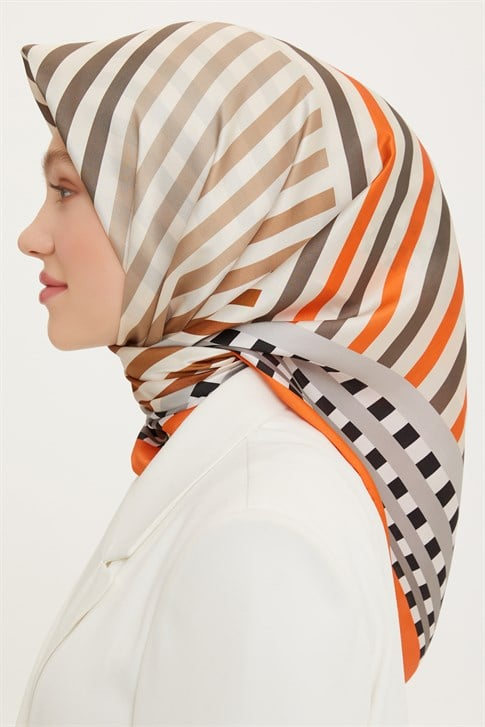 Armine Twill İpek Eşarp 22Ya8739 37